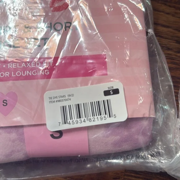 WILDFOX SWEATSHIRT & SHORTS SET PICK 1 Purple Star/ heart Print Lounge SET SMALL - Picture 11 of 14